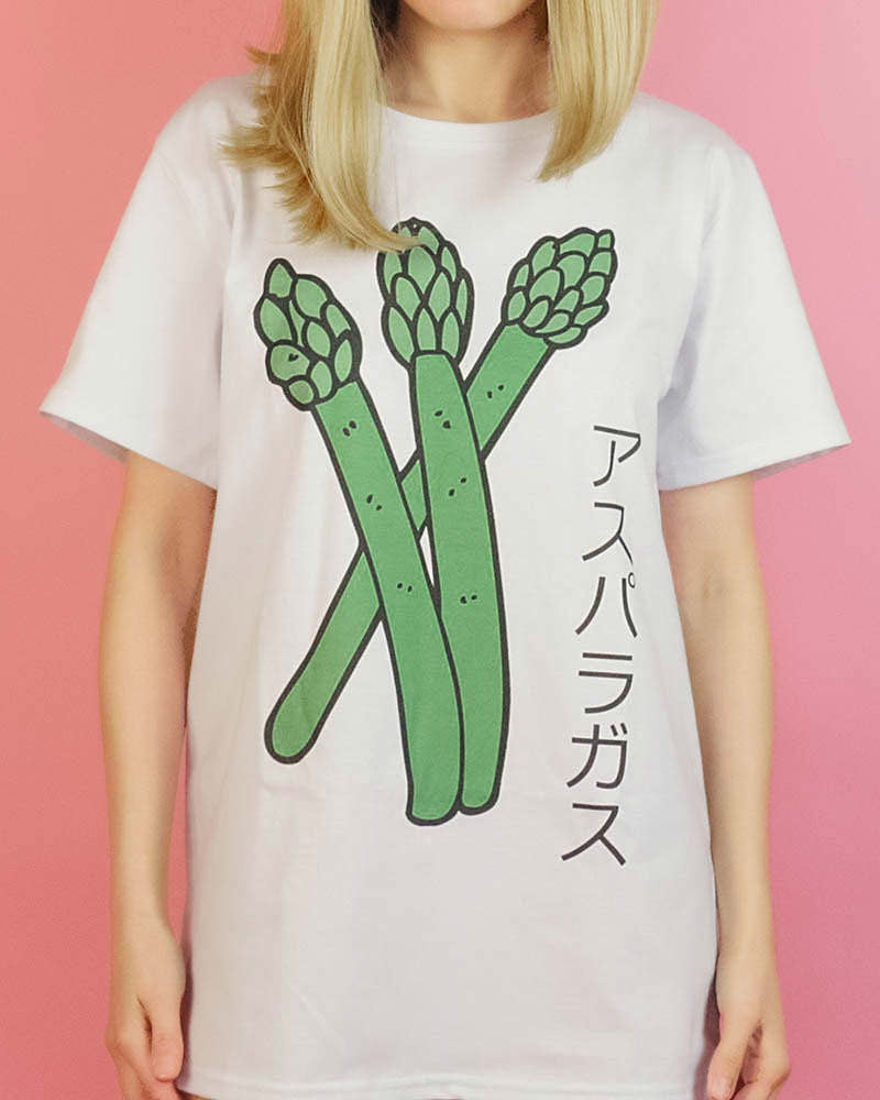 VILZSTUDIOS Casual t-shirt featuring asparagus graphics