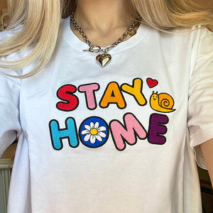 VILZSTUDIOS Casual Relaxed Stay Home T-Shirt from VILZSTUDIOS