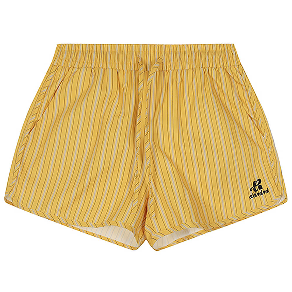 VILZSTUDIOS Casual striped elastic waist shorts by VILZSTUDIOS