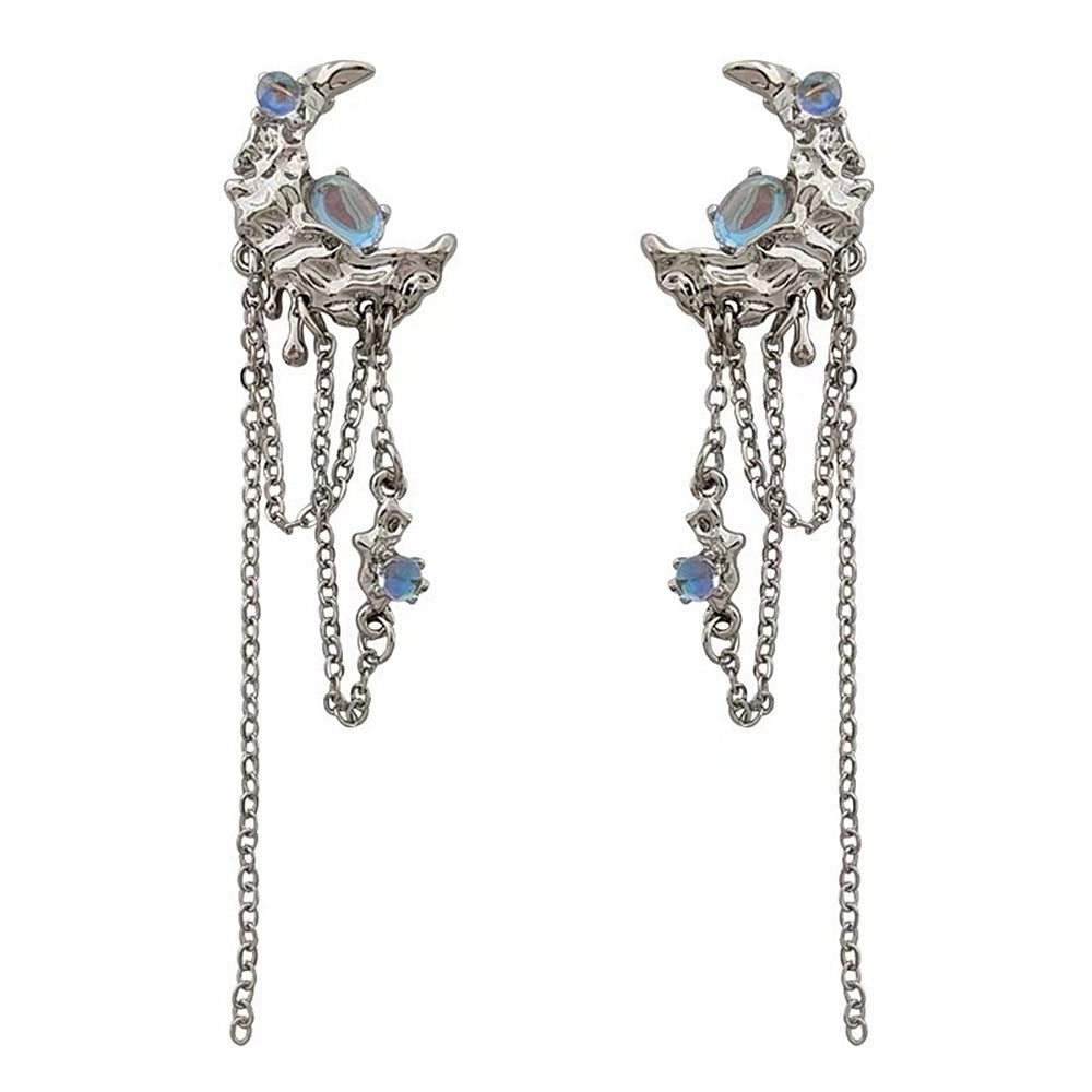VILZSTUDIOS Asymmetrical earrings made from zinc alloy