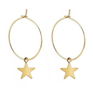 VILZSTUDIOS Stylish hoop earrings made from zinc alloy