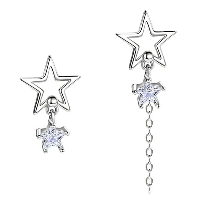 VILZSTUDIOS Asymmetric earrings with celestial design