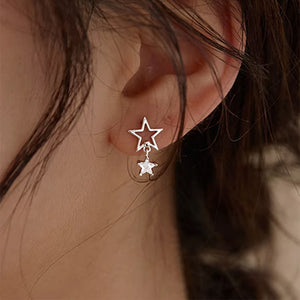 VILZSTUDIOS Asymmetric earrings with celestial design
