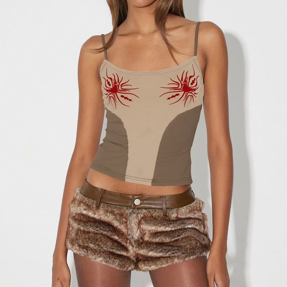 VILZSTUDIOS Celestial-inspired sheer tank top for stylish outfits