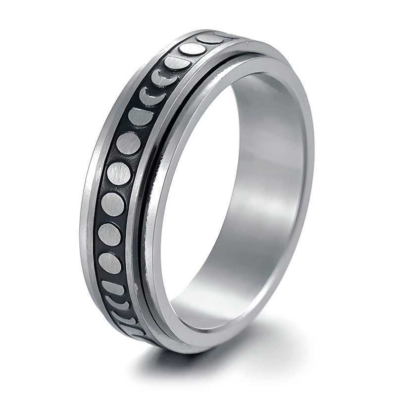 VILZSTUDIOS Celestial phases spinning ring for fidgeting and focus