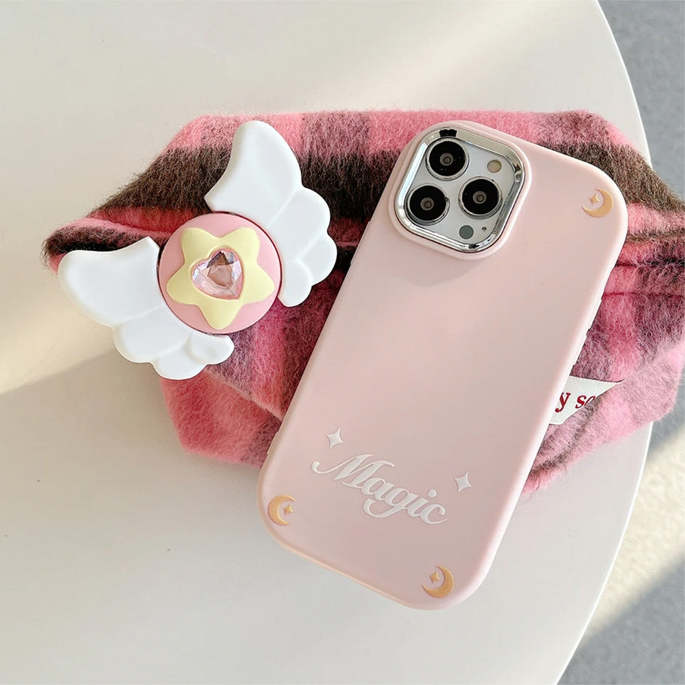 VILZSTUDIOS Stylish iPhone case featuring celestial wing design