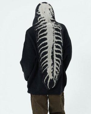VILZSTUDIOS Centipede textured sweater hoodie from VILZSTUDIOS