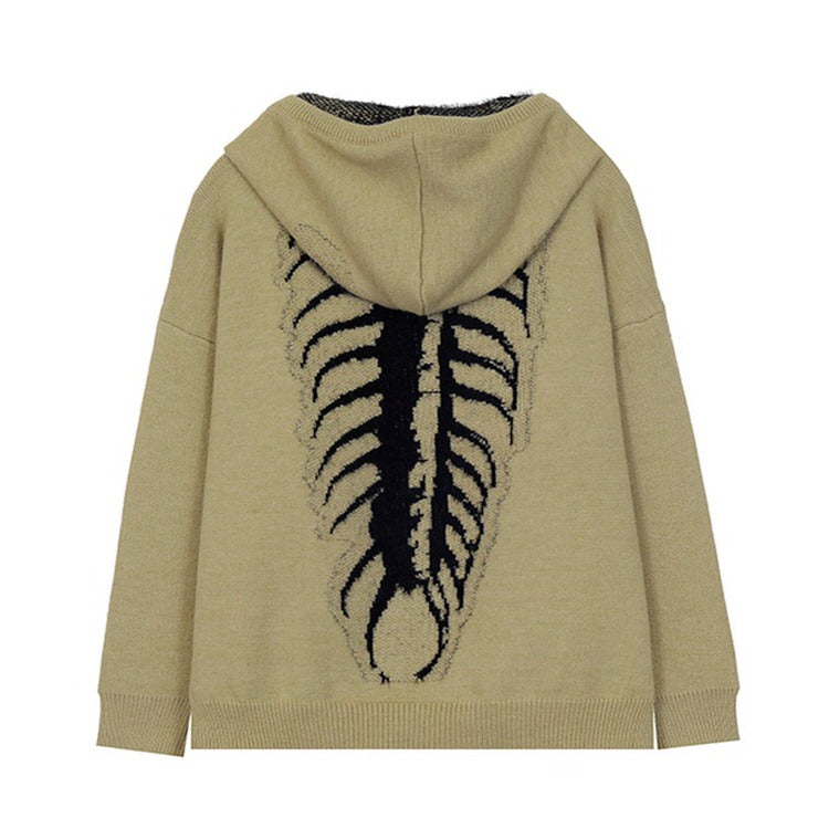 VILZSTUDIOS Centipede textured sweater hoodie from VILZSTUDIOS