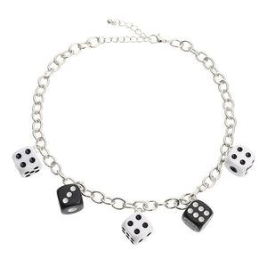 VILZSTUDIOS Charmed playful dice necklace for stylish accessory