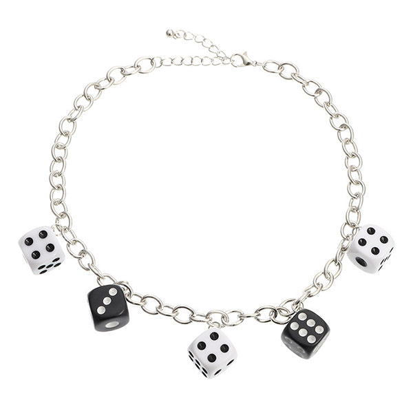 VILZSTUDIOS Charmed playful dice necklace for stylish accessory
