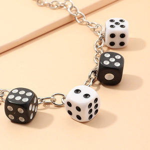 VILZSTUDIOS Charmed playful dice necklace for stylish accessory