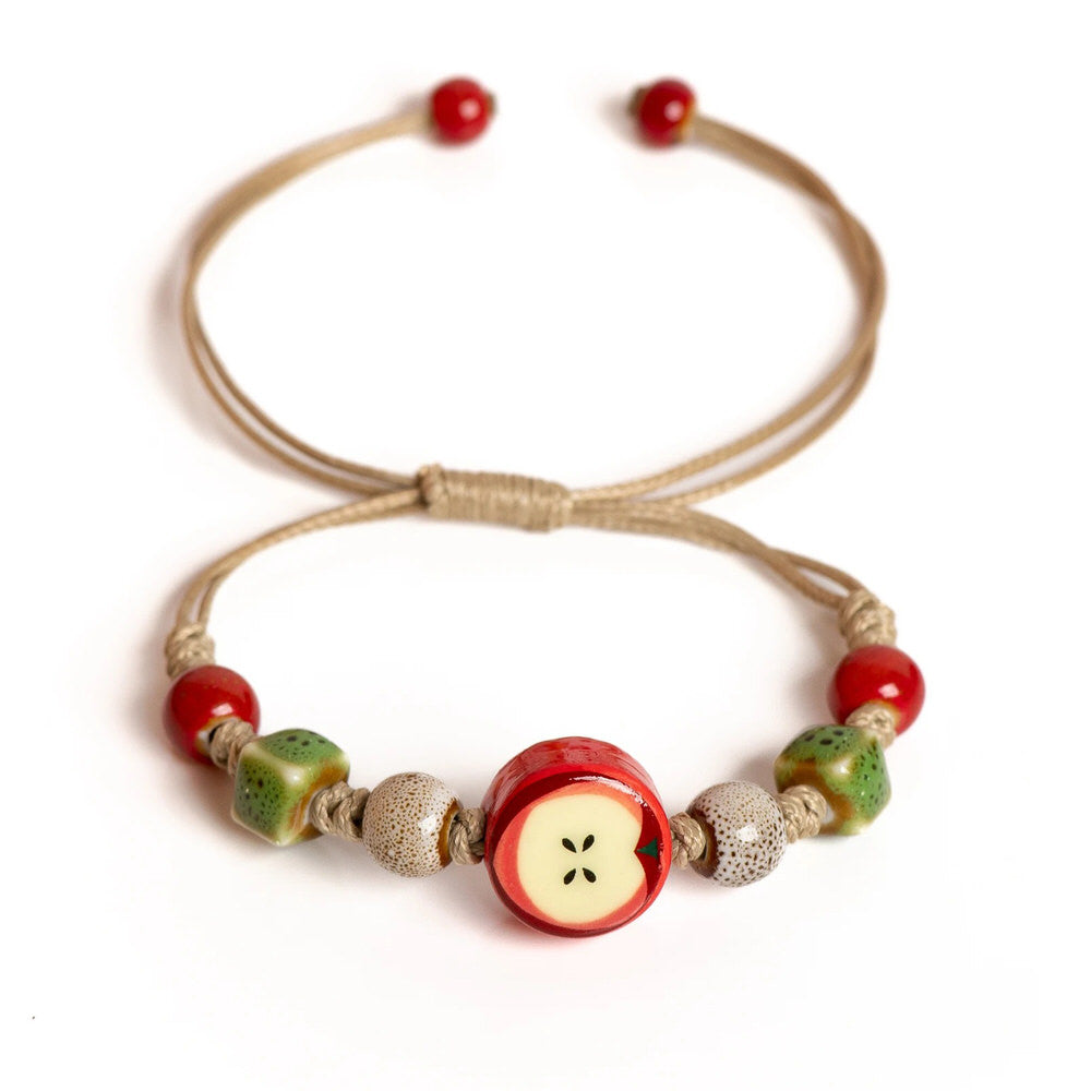 VILZSTUDIOS Artisan beaded bracelet featuring colorful beads