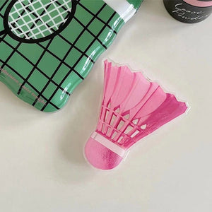 VILZSTUDIOS Trendy phone case featuring badminton design