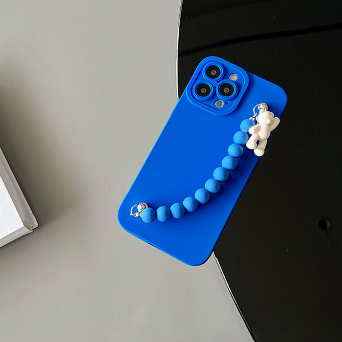 VILZSTUDIOS Stylish phone case with bead chain design