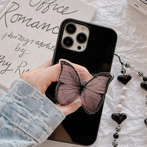 VILZSTUDIOS Butterfly beaded chain iPhone case