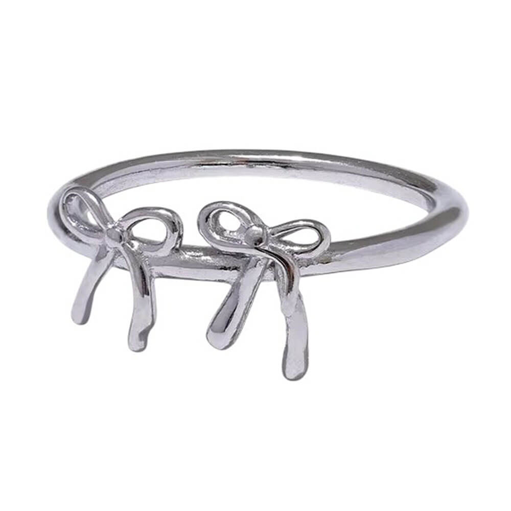 VILZSTUDIOS Charming ring with bow accents