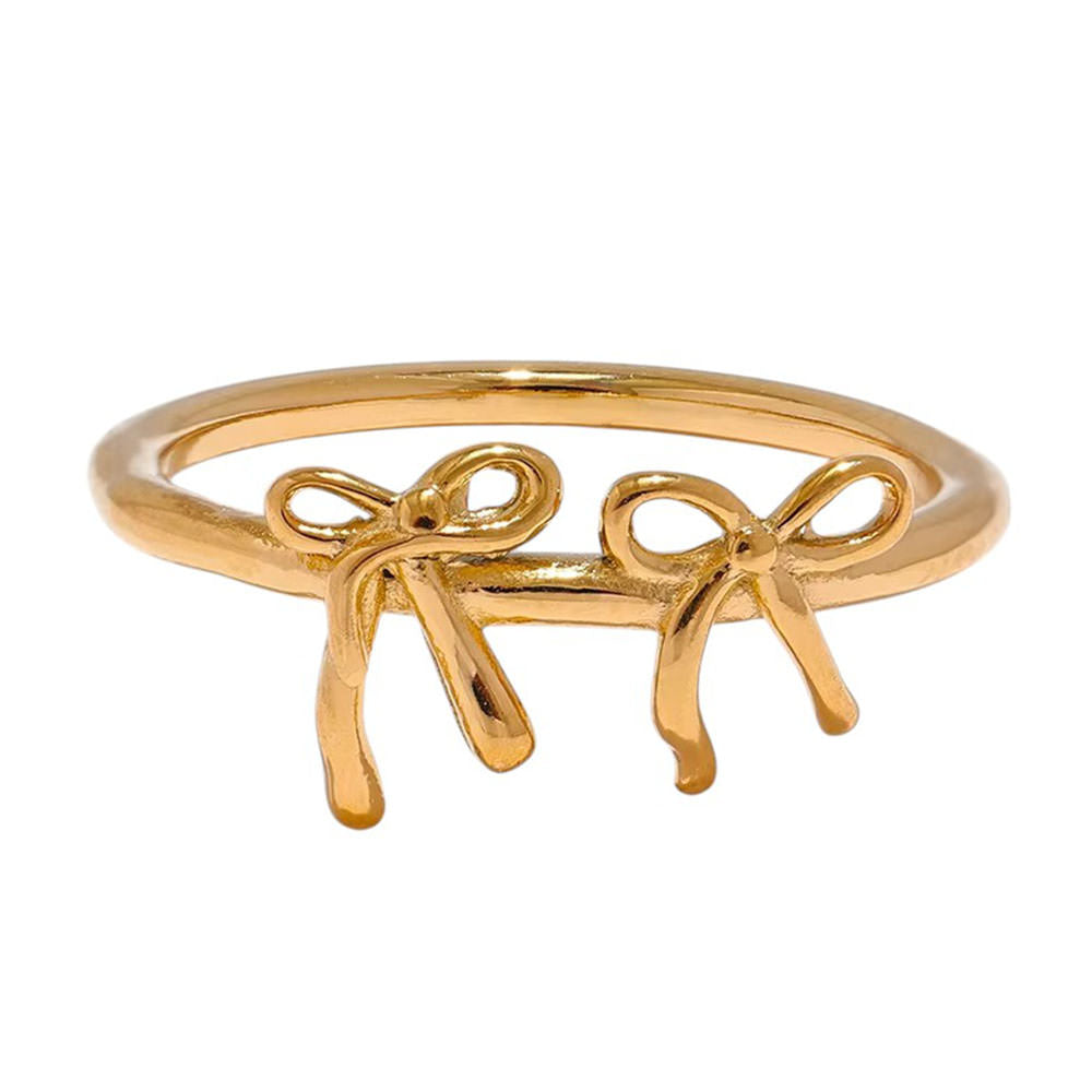 VILZSTUDIOS Charming ring with bow accents