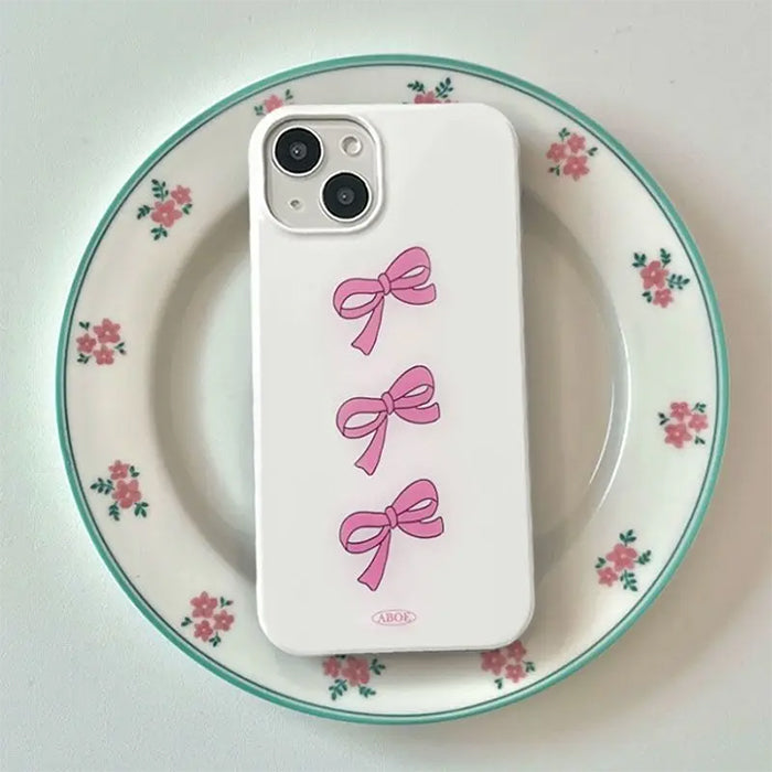 VILZSTUDIOS Stylish phone case with bow pattern design