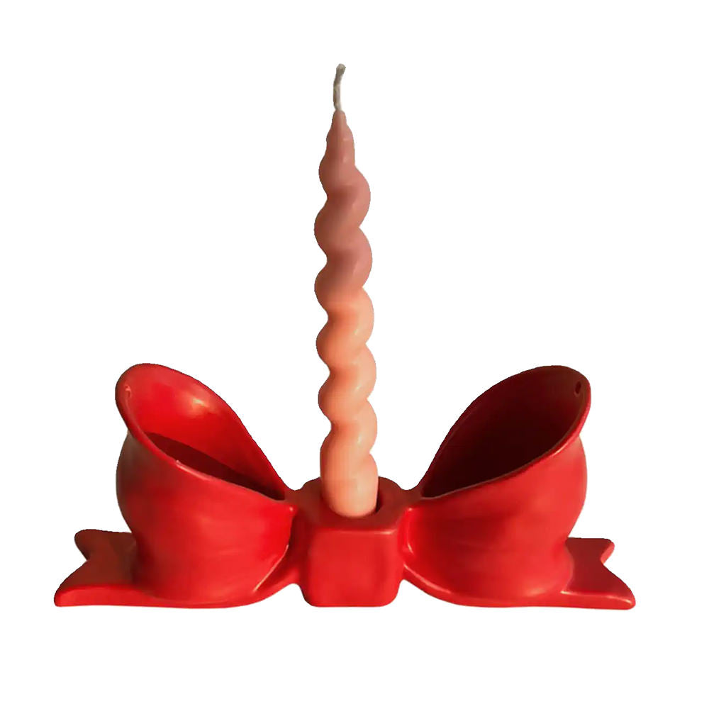 VILZSTUDIOS Ceramic bow shaped candle holder