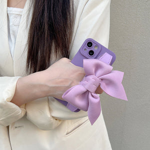 VILZSTUDIOS Stylish bow wristband phone case