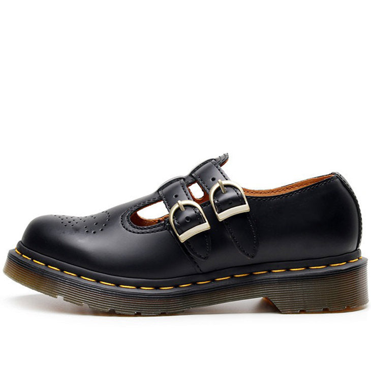 VILZSTUDIOS Stylish Mary Jane buckle strap flats