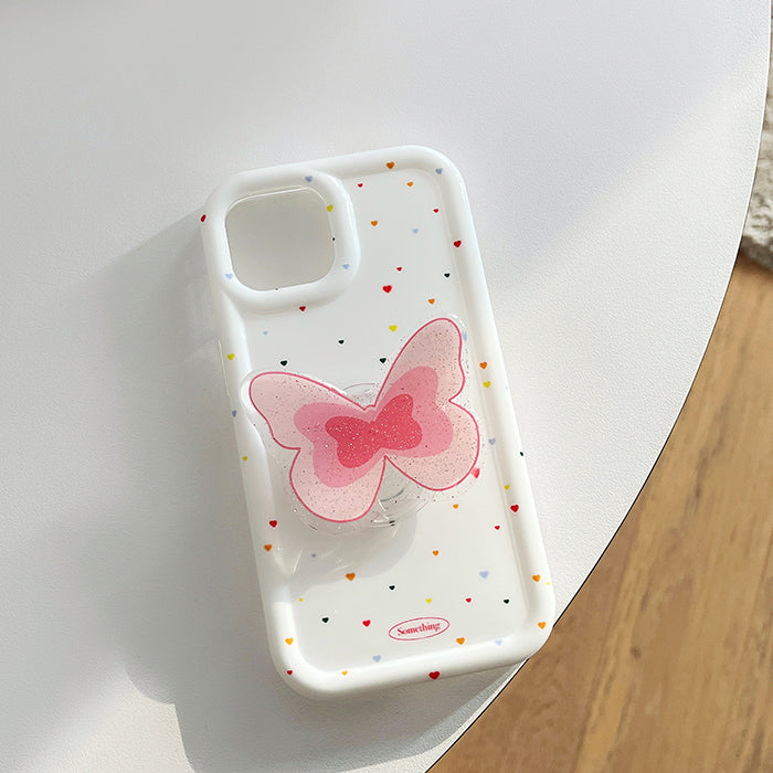 VILZSTUDIOS Stylish Butterfly PopSocket iPhone Case