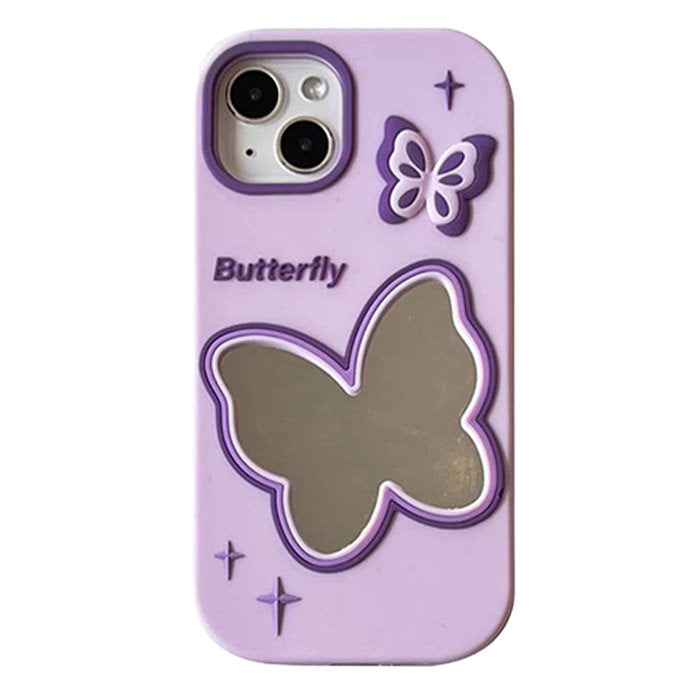 VILZSTUDIOS Stylish butterfly mirror iPhone case