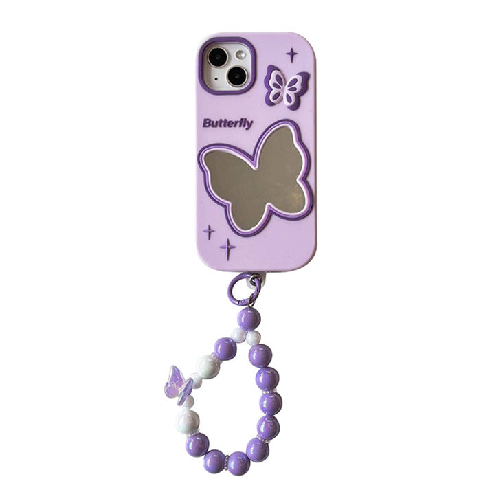 VILZSTUDIOS Stylish butterfly mirror iPhone case
