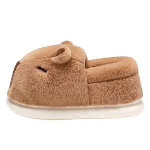 VILZSTUDIOS Cozy plush capybara slippers for home use