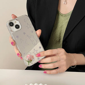 VILZSTUDIOS Charming Cat & Star iPhone Case