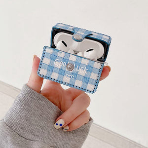 VILZSTUDIOS Stylish AirPods case with a checkered design