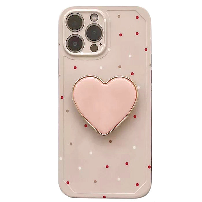 VILZSTUDIOS Stylish heart polka dot phone case