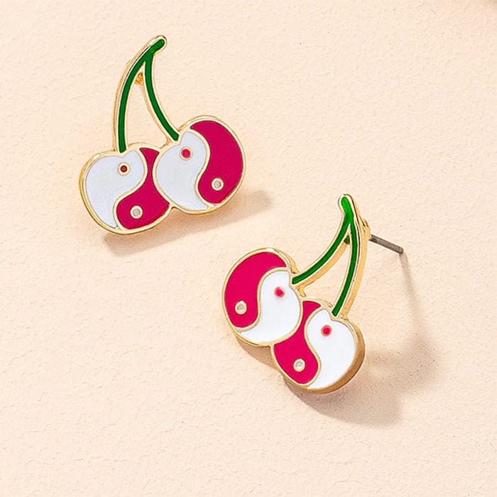 VILZSTUDIOS Stylish earrings featuring a unique yin yang design
