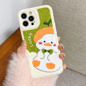 VILZSTUDIOS Duck embroidery phone case for iPhone
