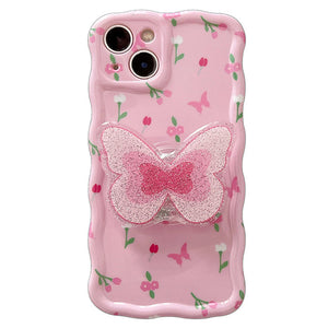 VILZSTUDIOS Floral butterfly themed iPhone case