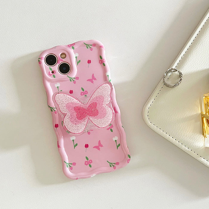 VILZSTUDIOS Floral butterfly themed iPhone case