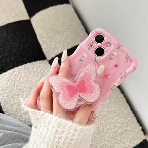 VILZSTUDIOS Floral butterfly themed iPhone case