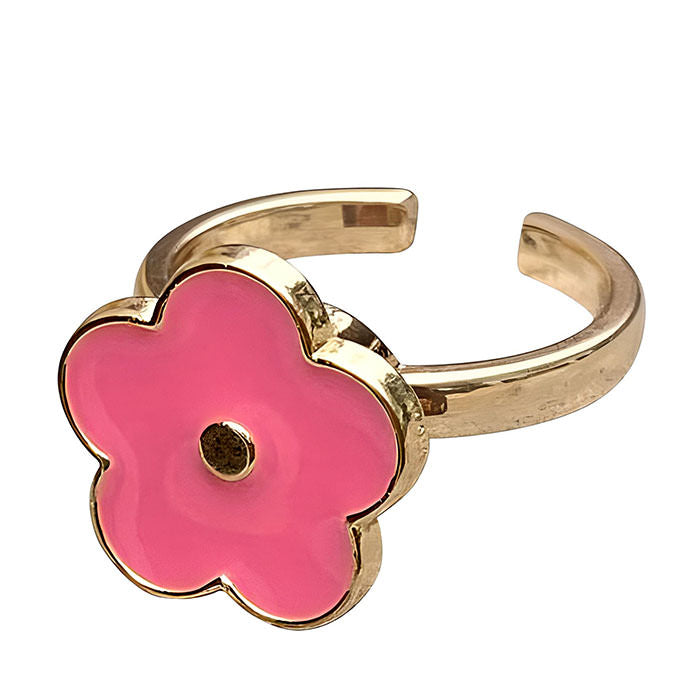 VILZSTUDIOS Floral spinning ring for anxiety relief and focus