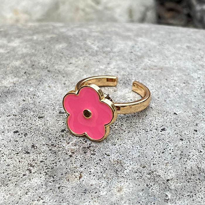 VILZSTUDIOS Floral spinning ring for anxiety relief and focus