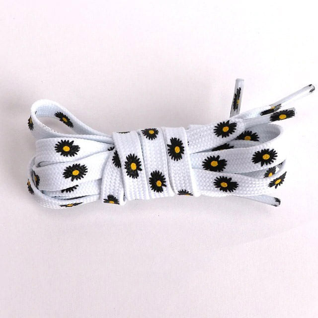 VILZSTUDIOS Floral lace up laces for stylish footwear customization