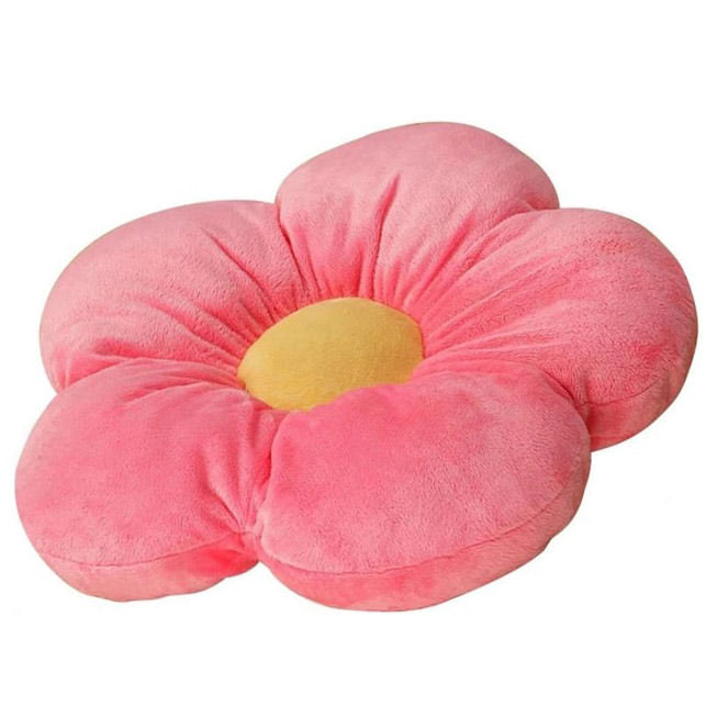 VILZSTUDIOS Floral shaped pillow for home decor