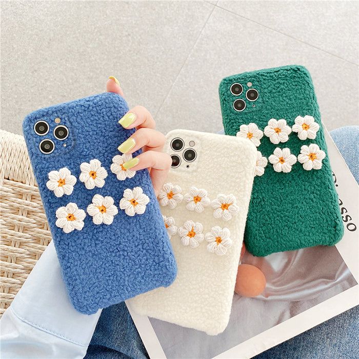VILZSTUDIOS Floral teddy iPhone case for stylish protection