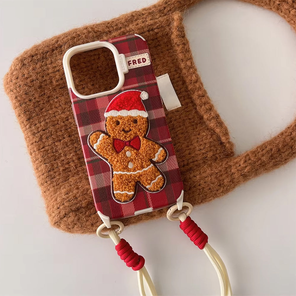 VILZSTUDIOS Gingerbread Man themed phone case