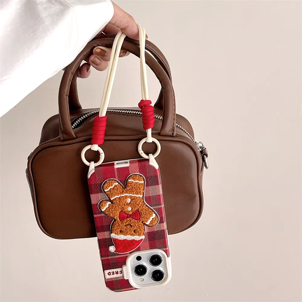 VILZSTUDIOS Gingerbread Man themed phone case
