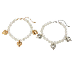 VILZSTUDIOS Charming Heart Ankle Bracelets