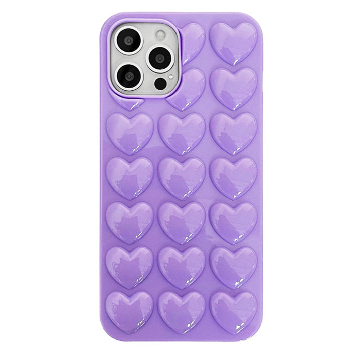 VILZSTUDIOS Stylish iPhone case with a heart bubble design