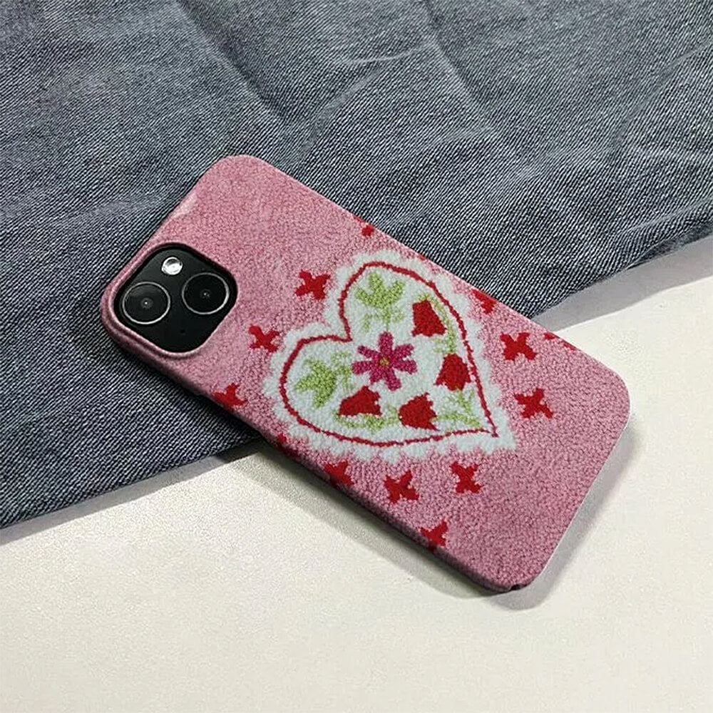 VILZSTUDIOS Stylish pink heart design iPhone case