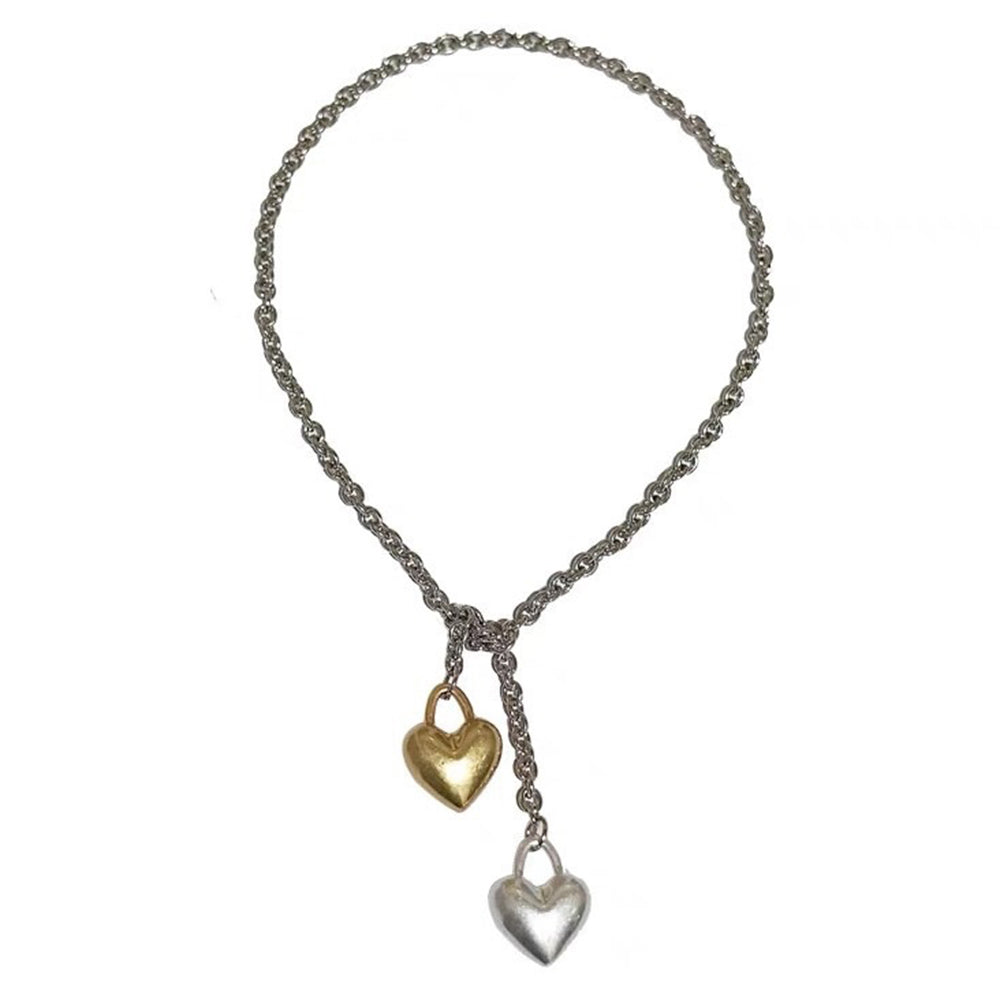 VILZSTUDIOS Stylish heart link necklace for fashion enthusiasts