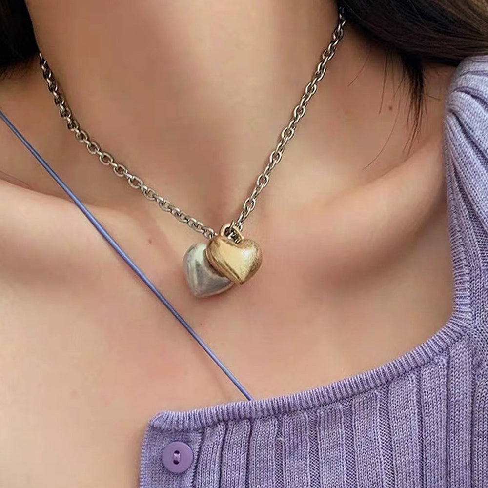 VILZSTUDIOS Stylish heart link necklace for fashion enthusiasts