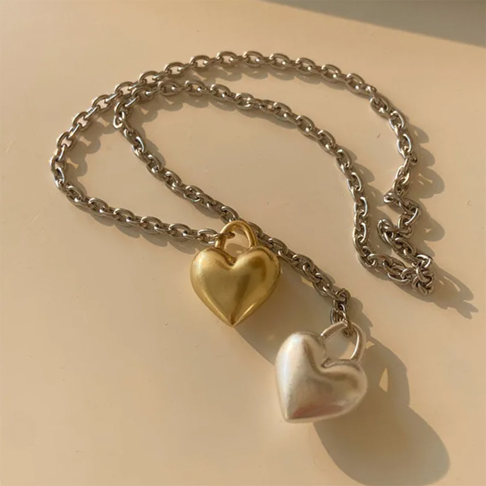 VILZSTUDIOS Stylish heart link necklace for fashion enthusiasts